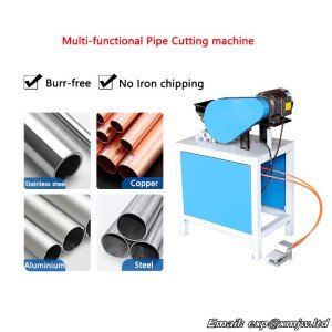 Round pipe Cutter Small Pneumatic Electric Stainless steel /Aluminum /Copper /Steel pipe Cutting machine Thickness 0.3-2.0mm