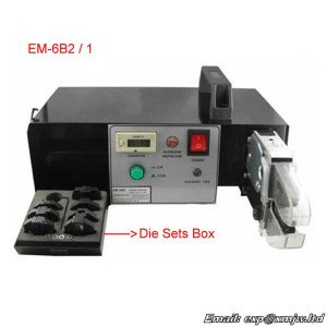 EM-6B2 EM-6B1 0.25-10mm2 Automatic Electrical Terminal Crimping Tools with Exchangeable Die Sets Electric Crimper 110V 220V