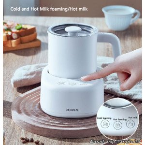 Electric full-automatic Household Milk foaming machine 400ml Cold and Hot Milk foaming machine Milk bubbler Milk mixing cup