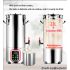 Commercial No filtration Soybean Milk machine 18L 22L Automatic boiling grinding filtering soybean milk beating machine