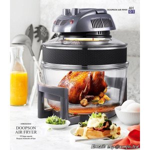 Household Air electric fryer 17L capacity oil-free Visible Full-Automatic Multifunctional Air fryer Electric frying French fries