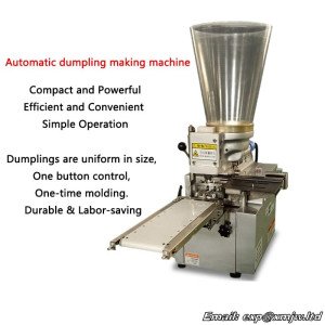 Automatic dumpling making machine Commercial Making dumpling machine 220V Electric dumpling maker Wrapping dumpling machine