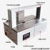 Automatic OPP strapping machine Supermarket Food vegetable Binding machine 30mm Paper tape/OPP plastics tape Tying machine