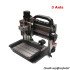 3020 Square Line Rail Track DIY CNC Router  With Water Tank 3 4 5 Axis 500W Aluminum Alloy T Table PVC Wood Engraving Machine