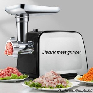 Electric meat grinder 220V 400W Home small stainless steel Multifunctional minced meat mixer Automatic commercial enema