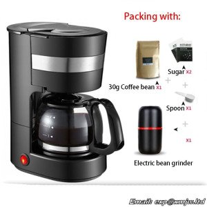 German American coffee maker Household small Automatic drip coffee maker One person all-in-one machine office