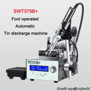 Automatic Soldering machine SWT375A+/375B+/375C+ Foot operated Tin Feeder Electric Soldering iron Intelligent Welding station