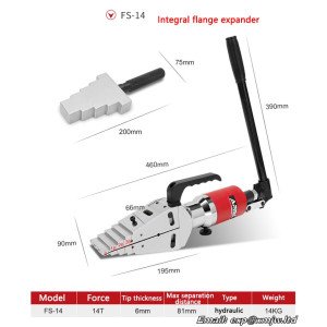 Ekspander Pemisah Flensa Hidrolik FS-14 Alat Ekstensi Multifungsi Ekspander Flens Mekanis, Ekspander Flens Tipe Terpisah