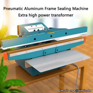 Pneumatic Sealing Machine 8mm Sealing Width Aluminum foil Plastic bag Packaging machine Upper and Down Heating Sealer