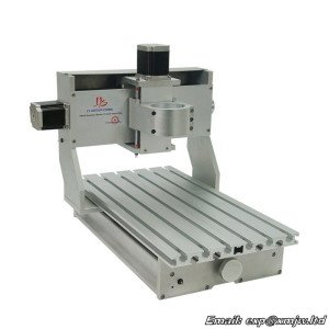 EU Stock 3020 DIY CNC Router Frame Lathe Bed 30X20cm with Stepper Motors and Limited Switch