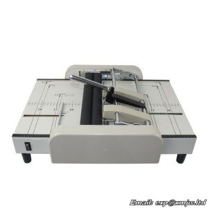 A3 Automatic Paper folding machine folder Saddle binder/Saddle stitching machine Manual/Brochure production binding machine