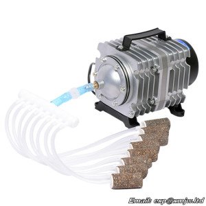 Electromagnetic oxygen pump Household oxygenation pump Seafood aquarium Oxygenator High power oxygenation pump AC 220V