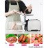 Electric meat grinder 220V 400W Home small stainless steel Multifunctional minced meat mixer Automatic commercial enema