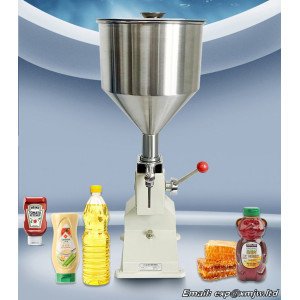 A03 Manual paste filling machine Quantitative 5-50ML Liquid wine honey sauce edible oil Small sub packer Gel filling machine