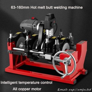 63-160mm Four Ring Manual Hot melt Butt welding machine PE/PP/PB/PPR/PVDF/MPP pipe Hot Melting Butt Welder