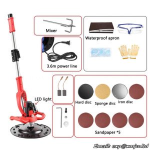 Efficient Cement mortar Polishing machine Concrete Sander Electric wall putty Polishing machine Floor ceiling Polisher